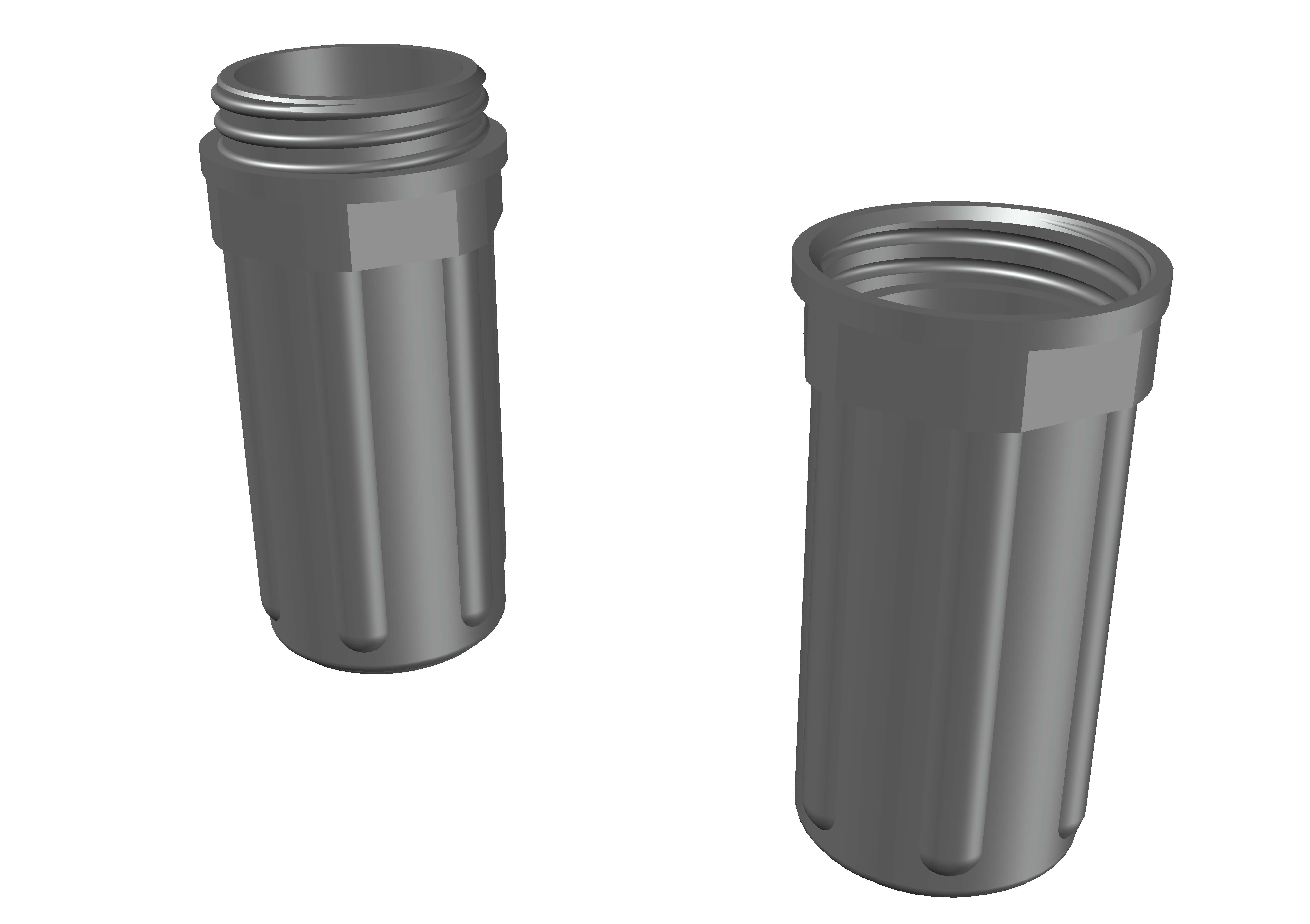 Threaded Storage Container 33mm x 155mm — miniatura 2