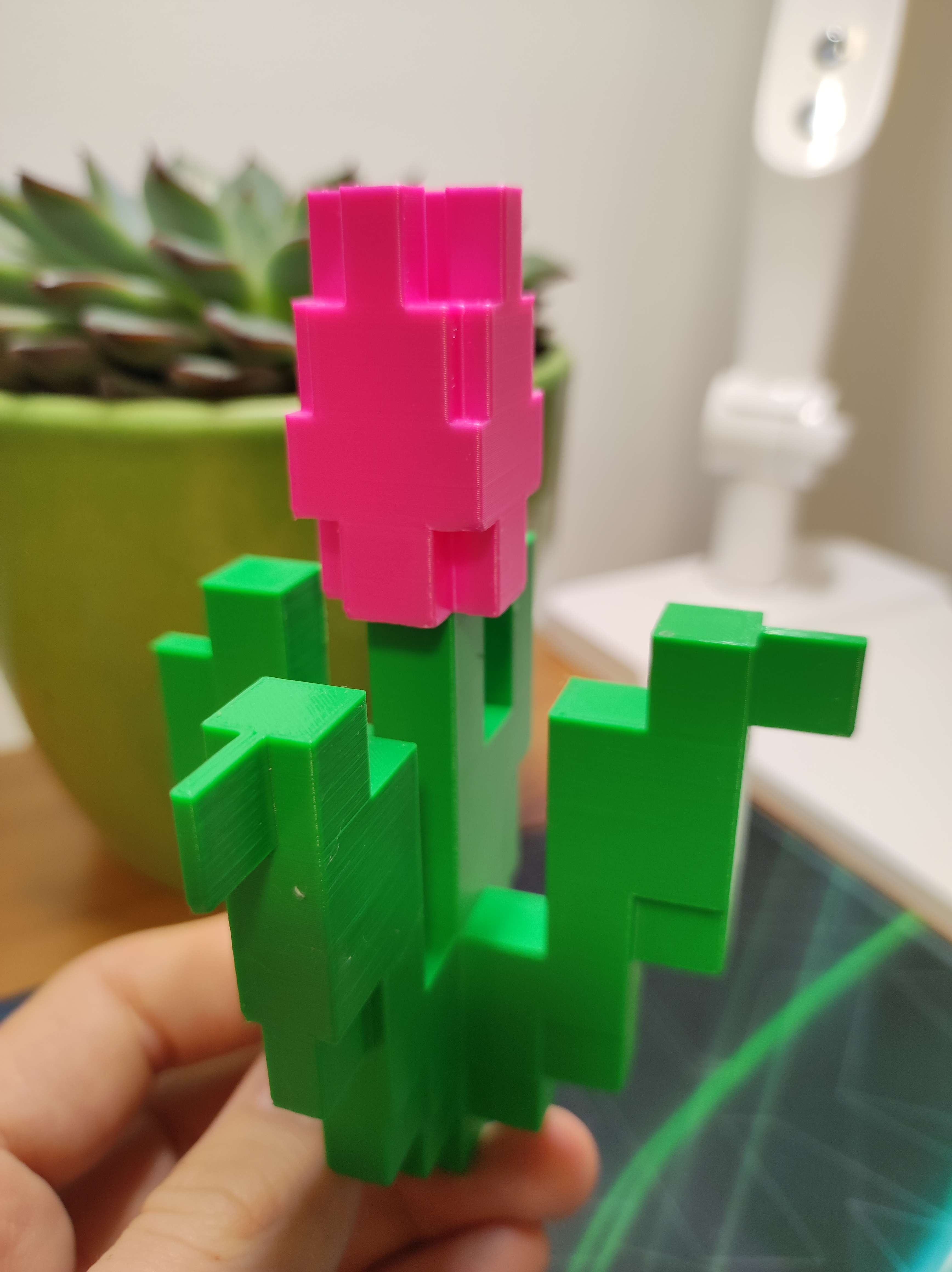 Minecraft tulip flower by tonCZEk | Download free STL model ...