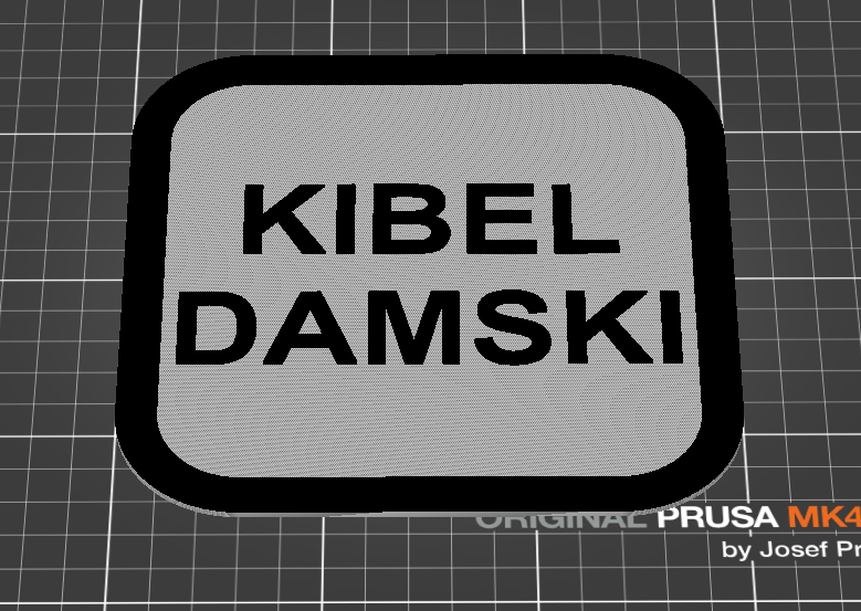 Kibel sign (Tabliczka "Kibel")