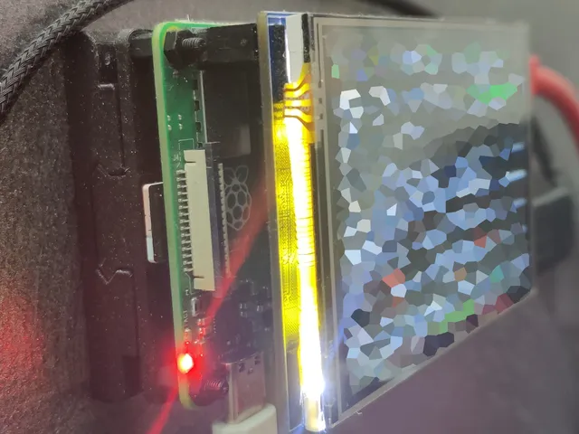Raspberry PI4 wall mount | Open design