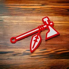 Keychain battle axe