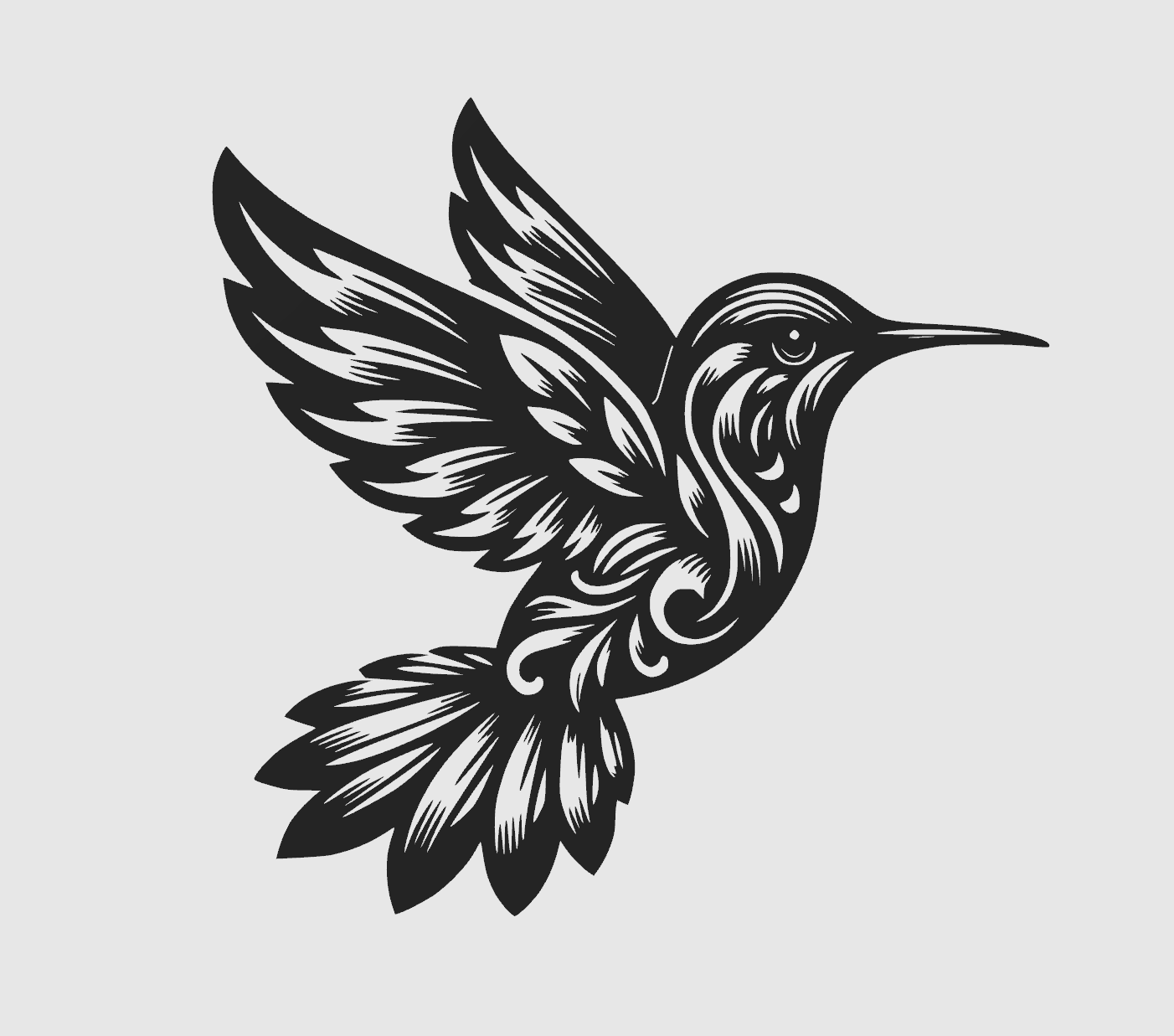 Hummingbird - wall art