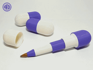 PILL PEN (COLLAPSIBLE)