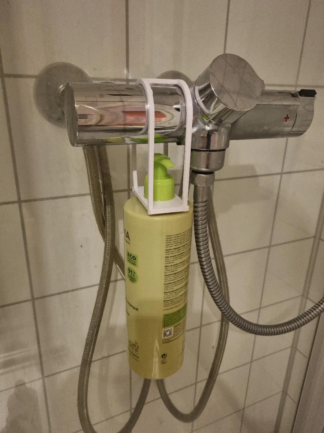 Shower bottle holder