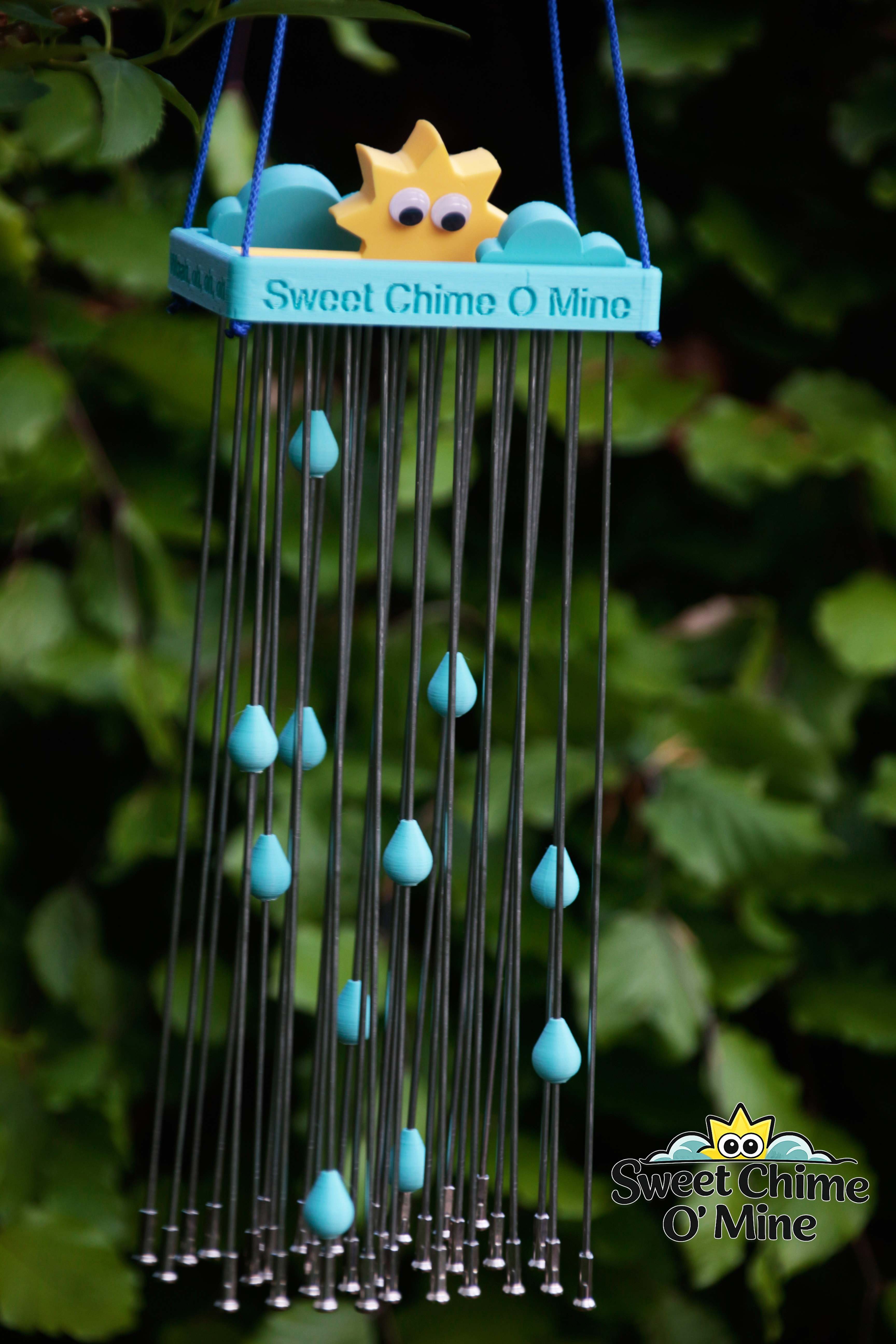 Sweet Chime O' Mine  Wind Chimes frame for bicycle spokes or custom strands
