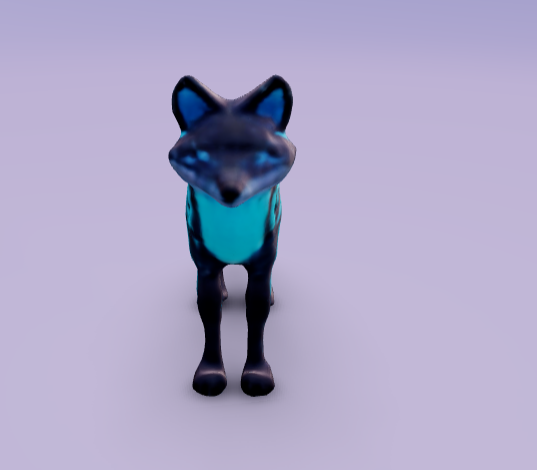 Neon Blaze Fox