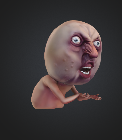 Why You No guy 3D model by Mr.Schachner