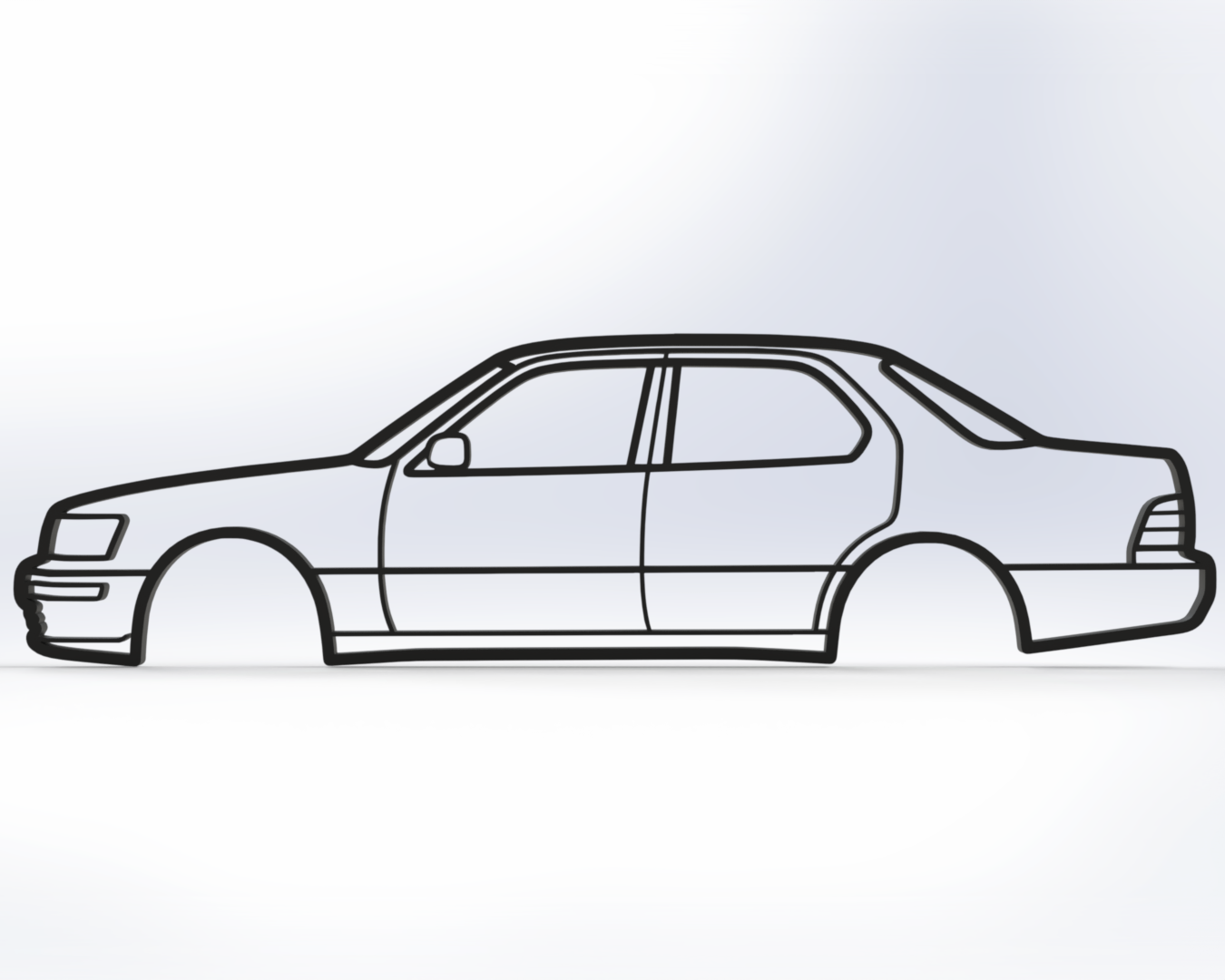 Lexus LS400 Wall Art