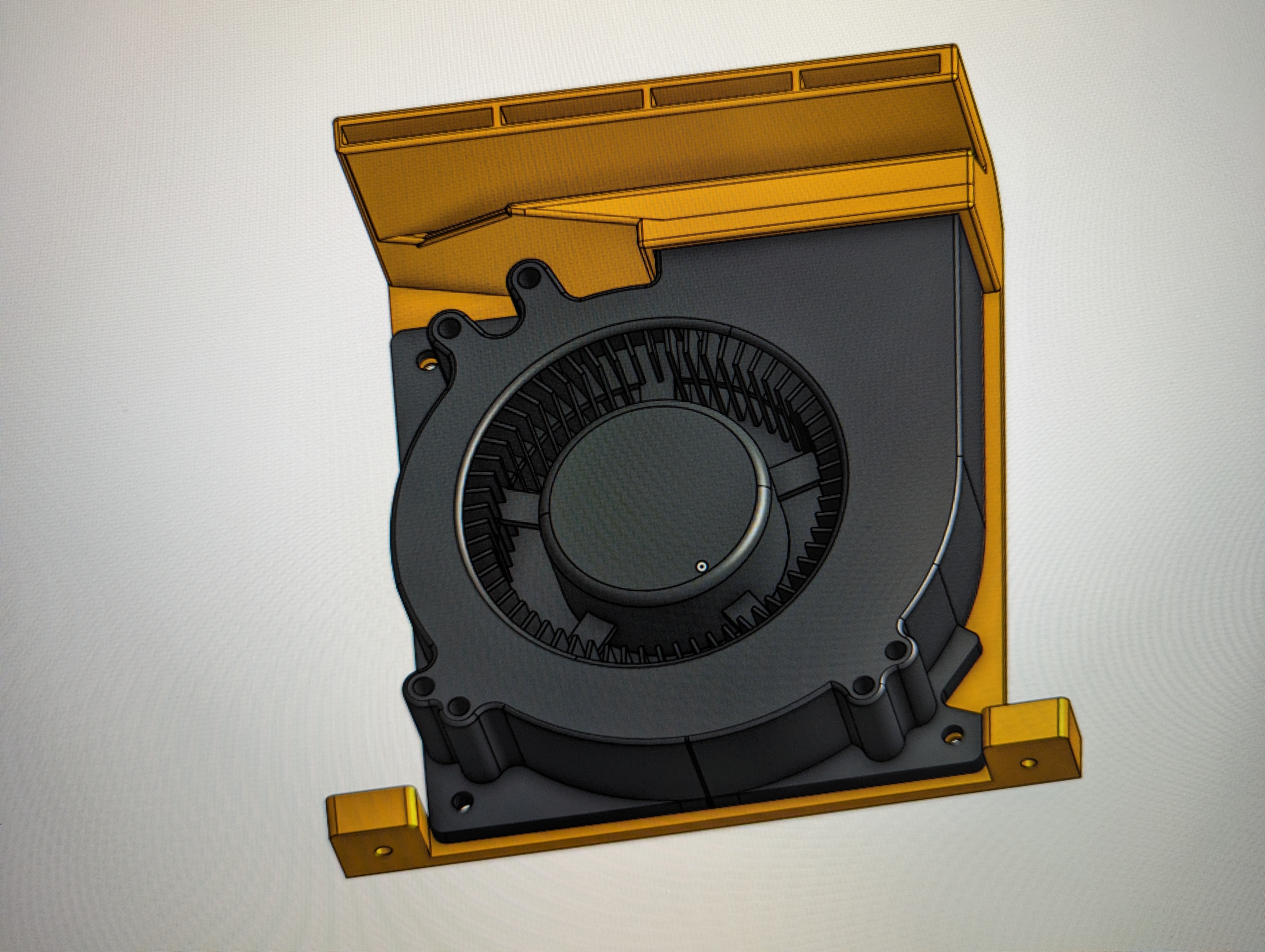 ZEROG BED COOLING FAN MOUNT USE 12032 BLOWER
