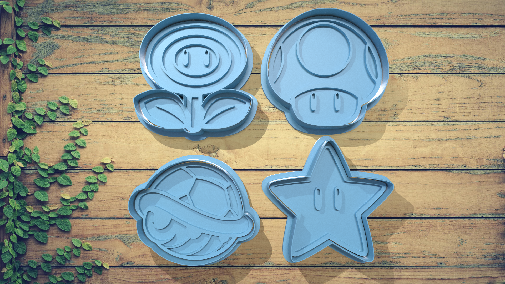 Mario Cookie Cutter Set
