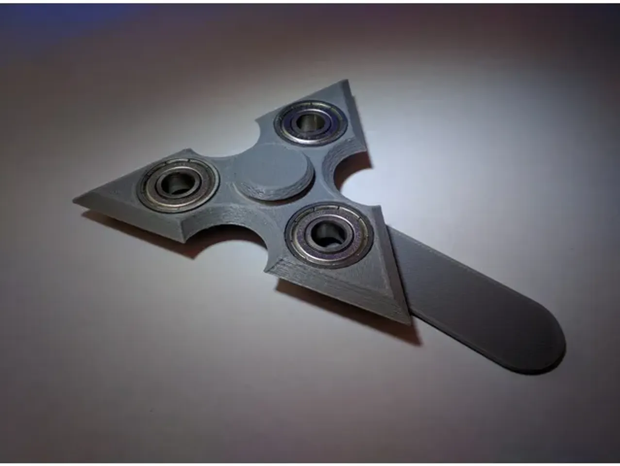 Shuriken Ninja Star Fidget Hand Spinner - 3D Printed
