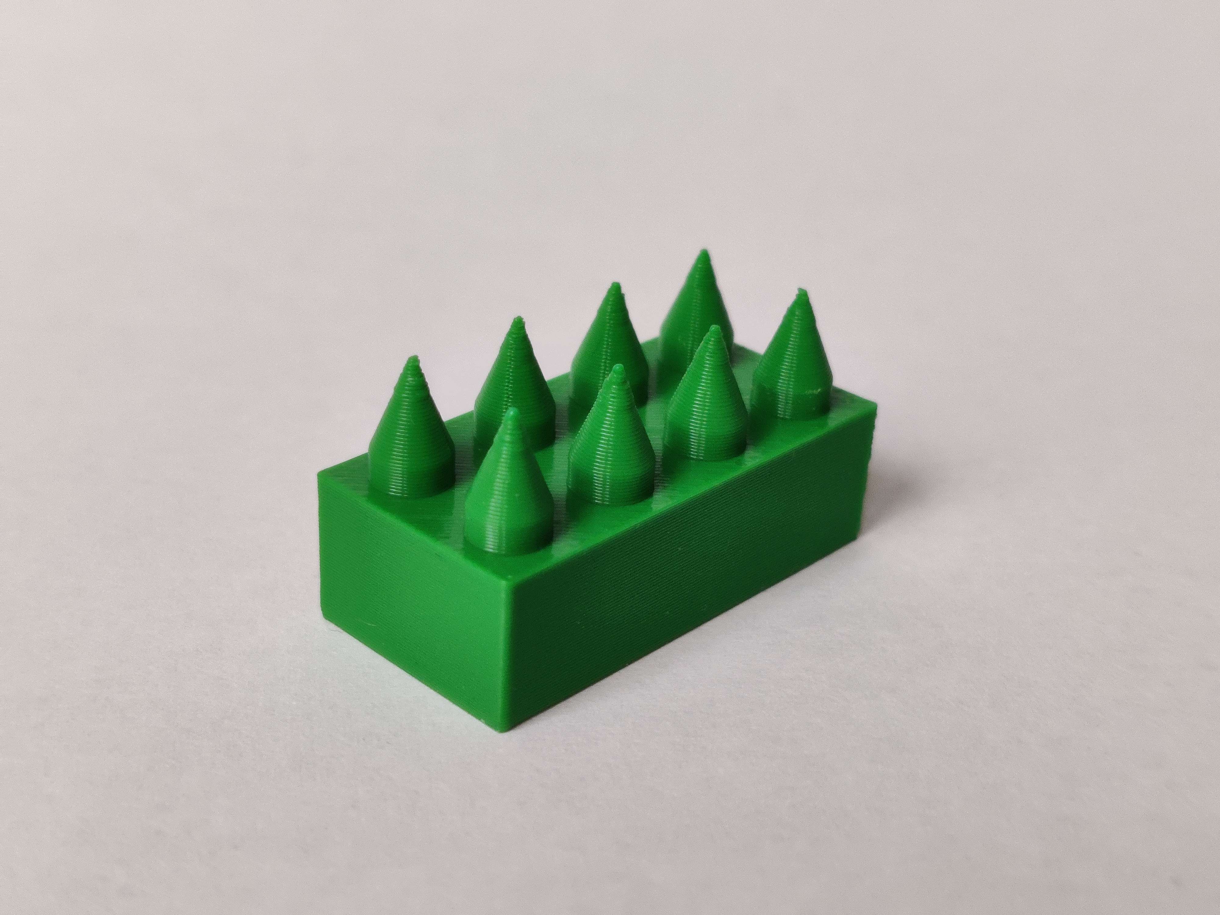 A brick with spikes by ilikeapples12 | Download free STL model ...