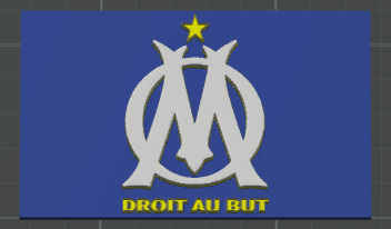 Presse Papiers de l'Olympique de Marseille