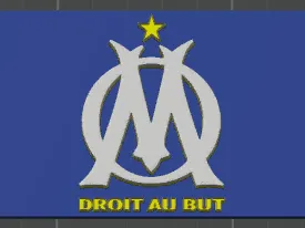 Presse Papiers de l'Olympique de Marseille