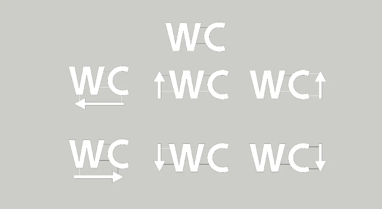 WC signs by Dimmu_Ogir | Download free STL model | Printables.com
