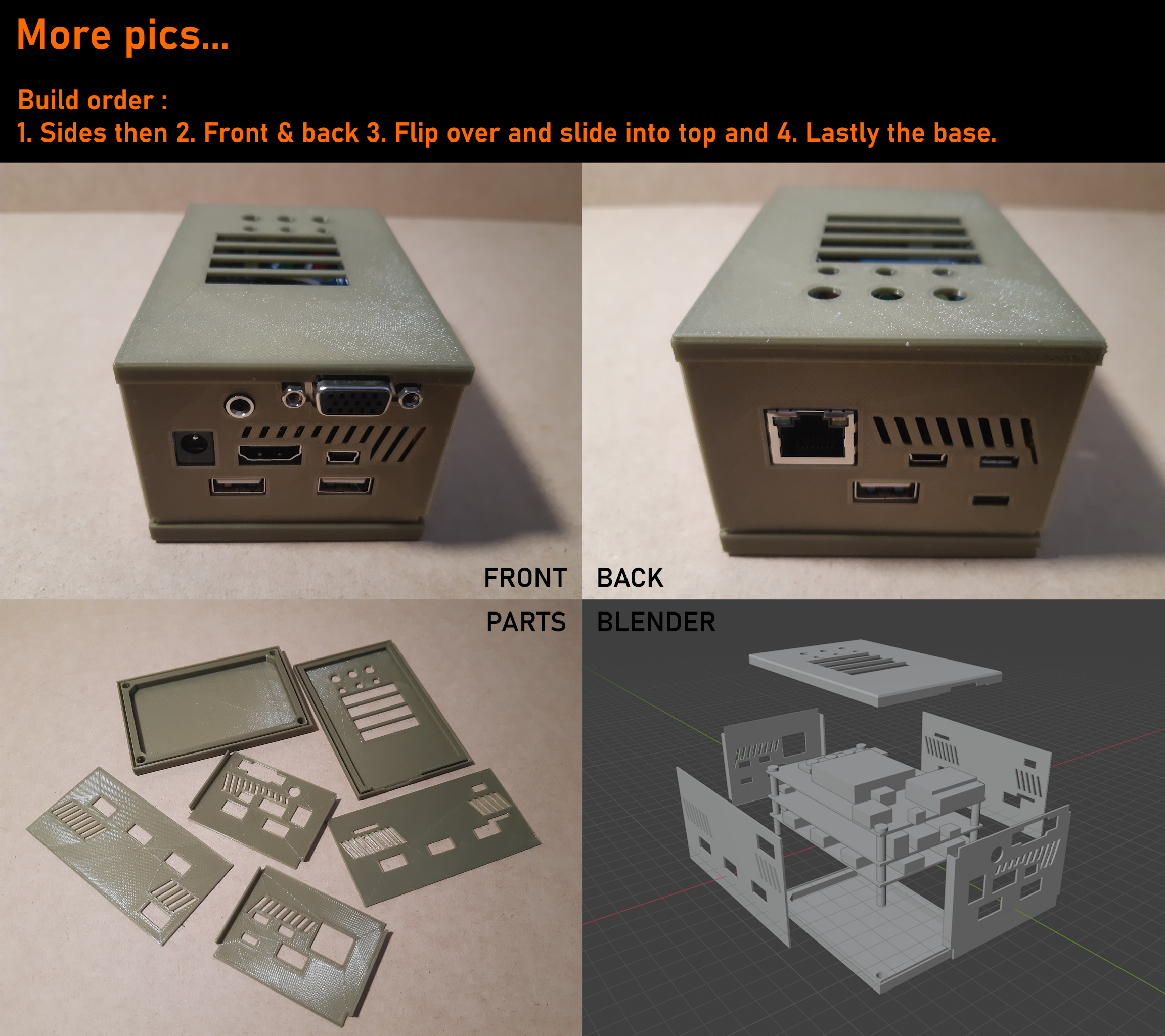 Miniatura 2 do modelo 3D DE10 Nano stack - MiSTer project basic case