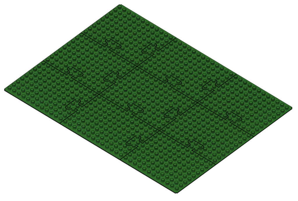 Big-Bricks Groundplate-Puzzle