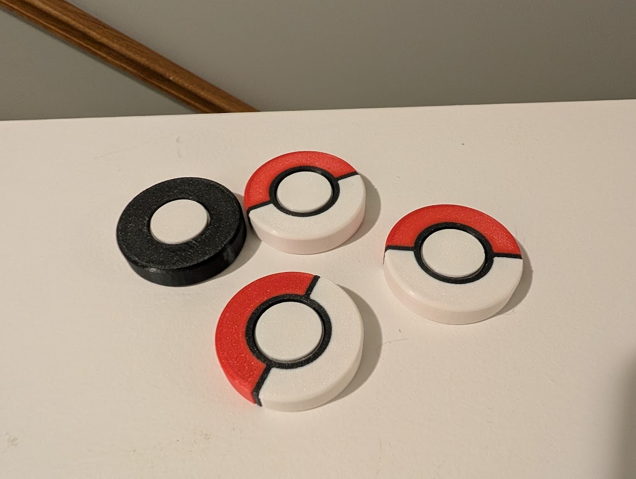 Pokeball Fidget Spinner (MMU3 or AMS)