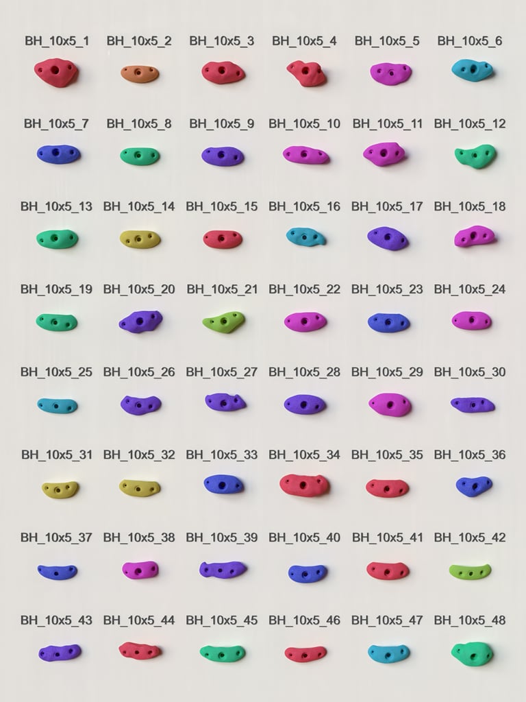 10x5 Holds Sample pack