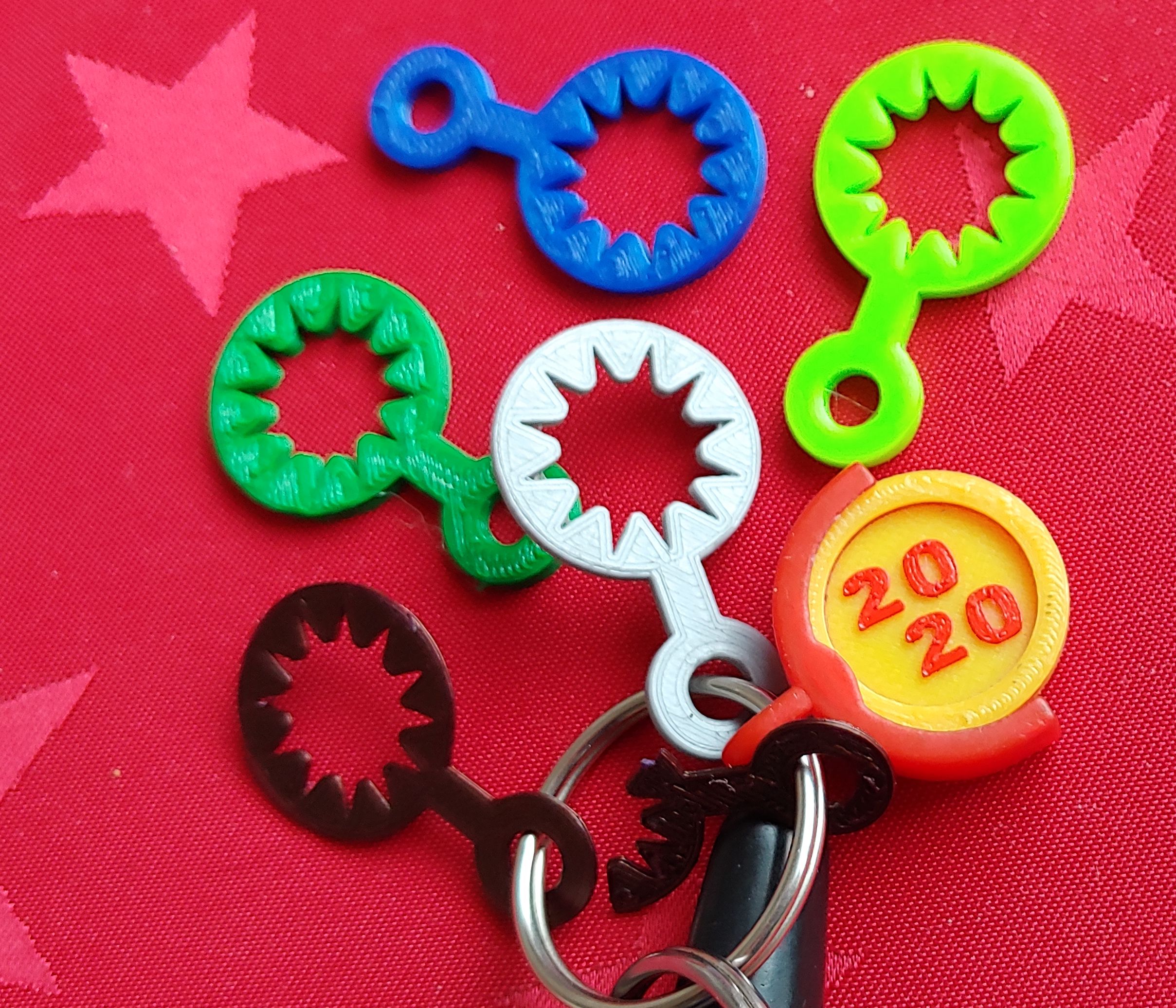 Sun Key Chain Shoping Coin