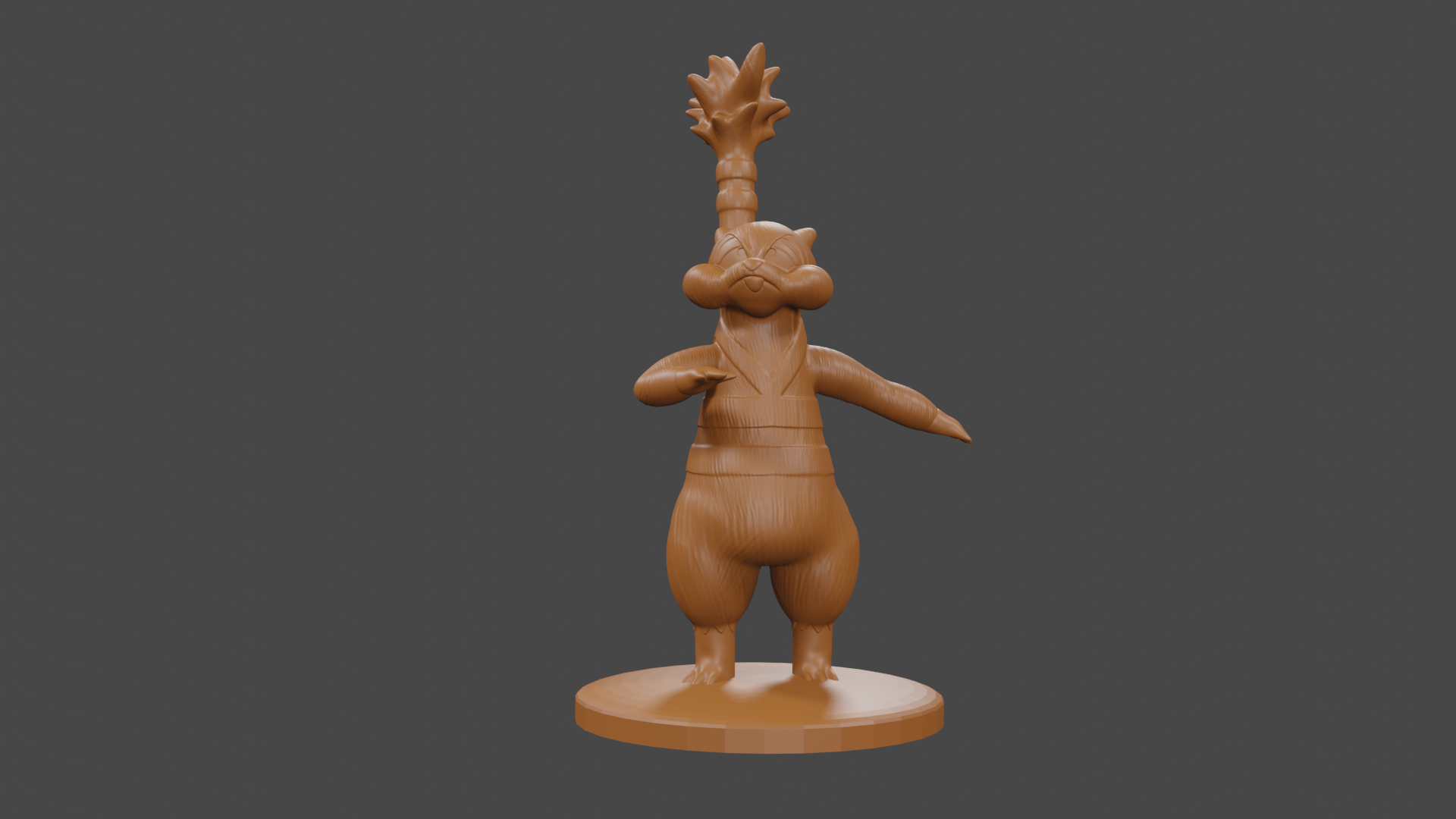 Pokemon inspired, Watchog, Tabletop DnD miniature