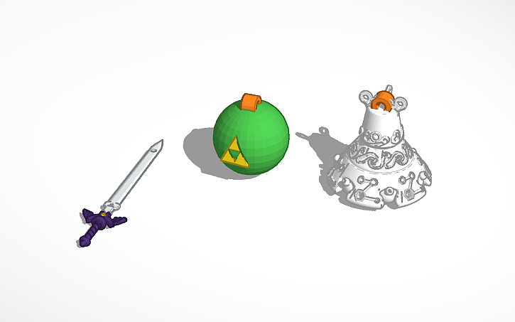 Some Zelda ornaments
