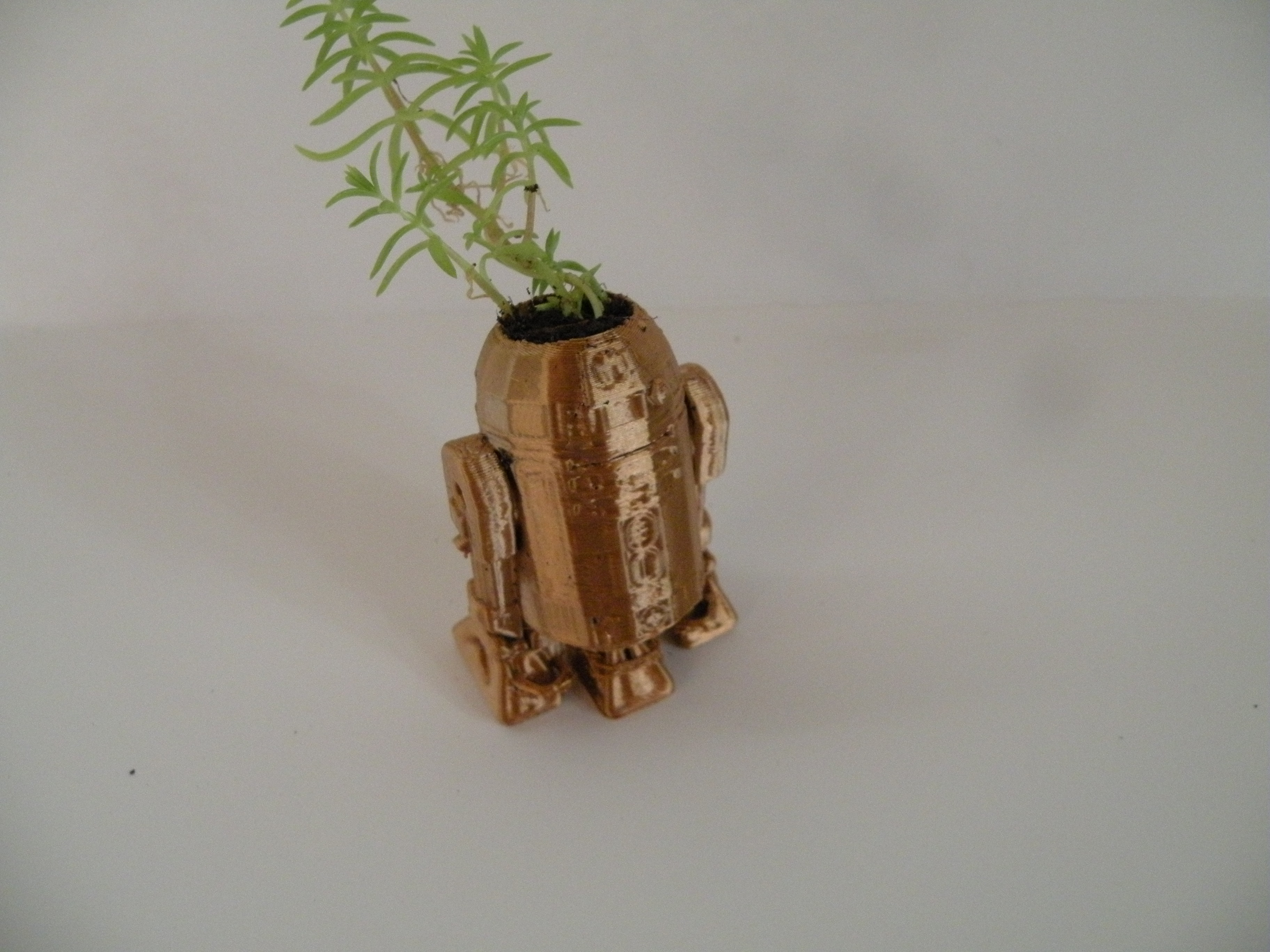 R2-D2 Plant pot 3D model thumbnail
