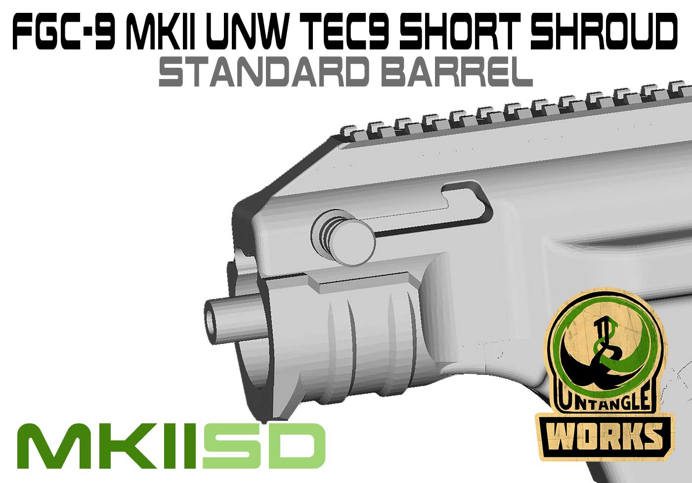 FGC9-MKIISD TEC9 short SHROUD set