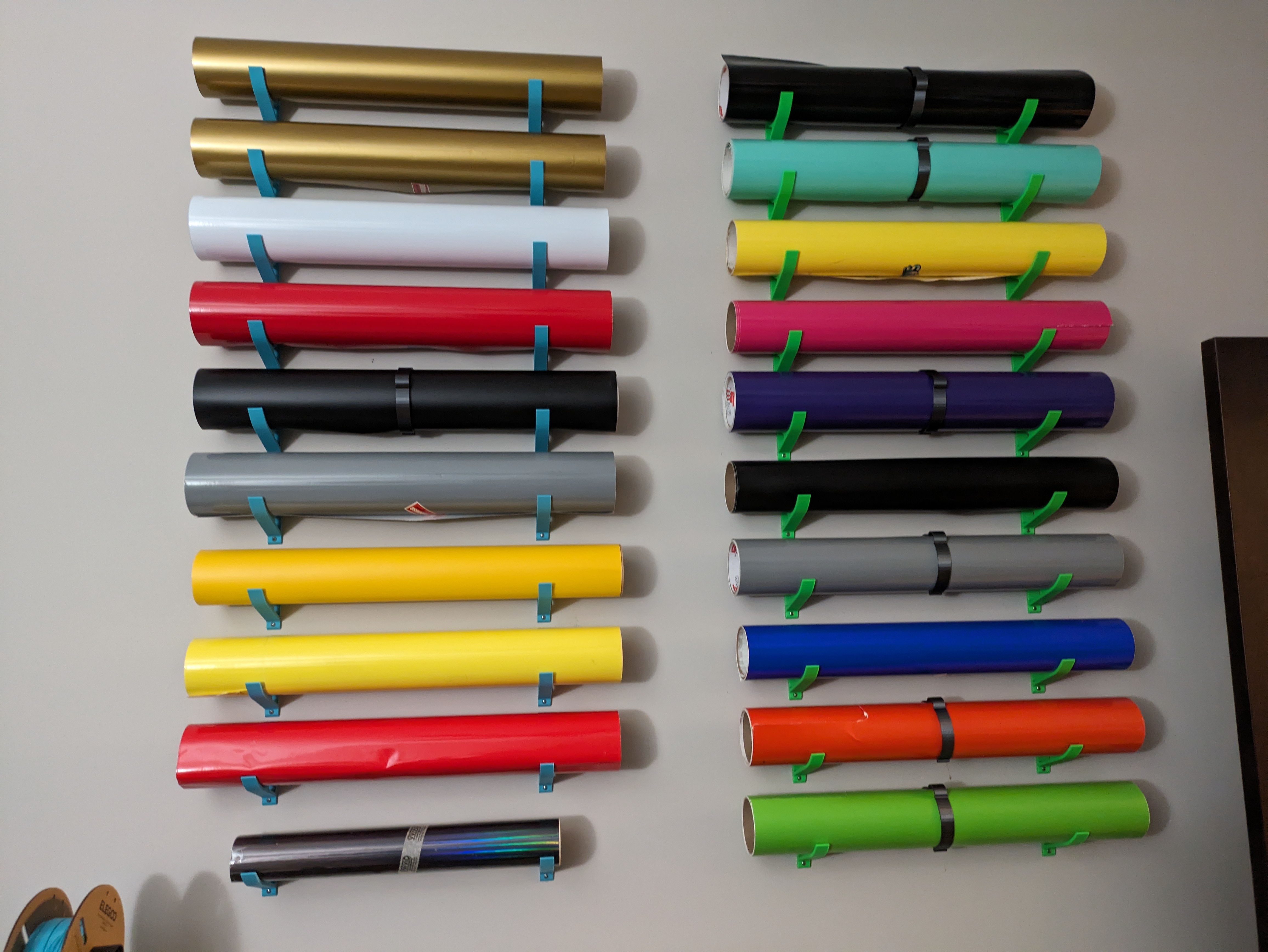 Vinyl Roll Holder Wrap - Wallmount Installation Template — thumbnail 3