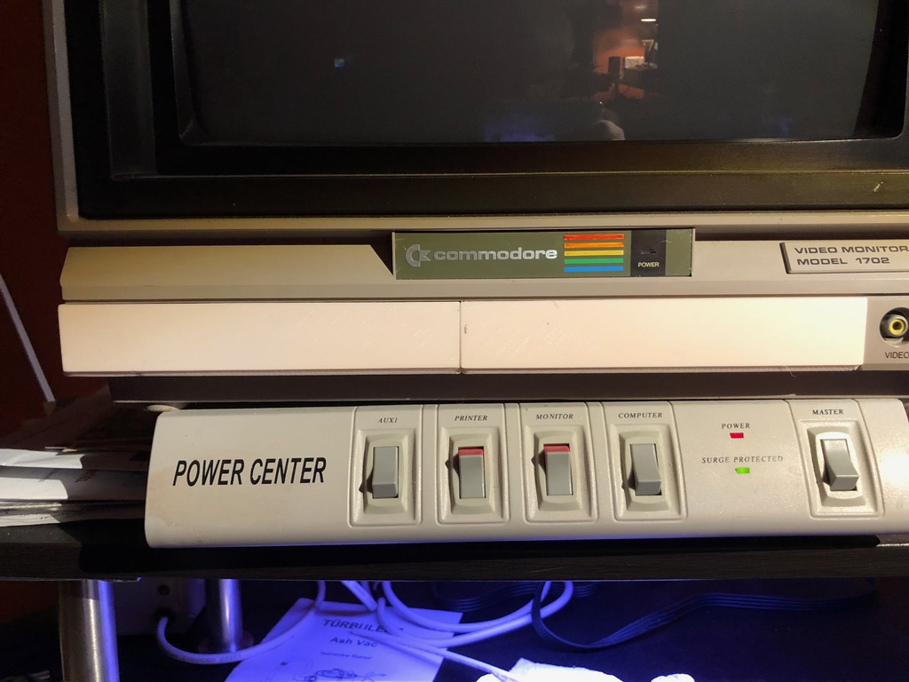 Vintage Commodore 1702 hotsell Monitor, Tested Powers On Rough Condition *see pics*