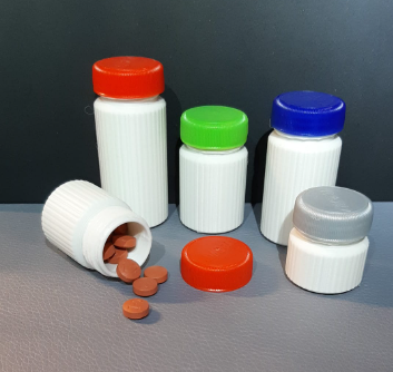 Soda cap Ointment, pill and sample containers