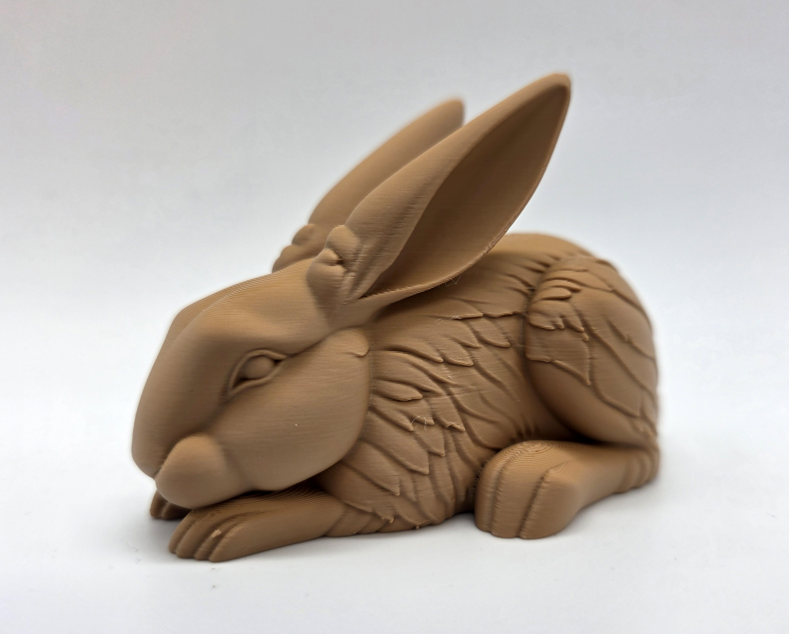 Wood-Carved Rabbit #4