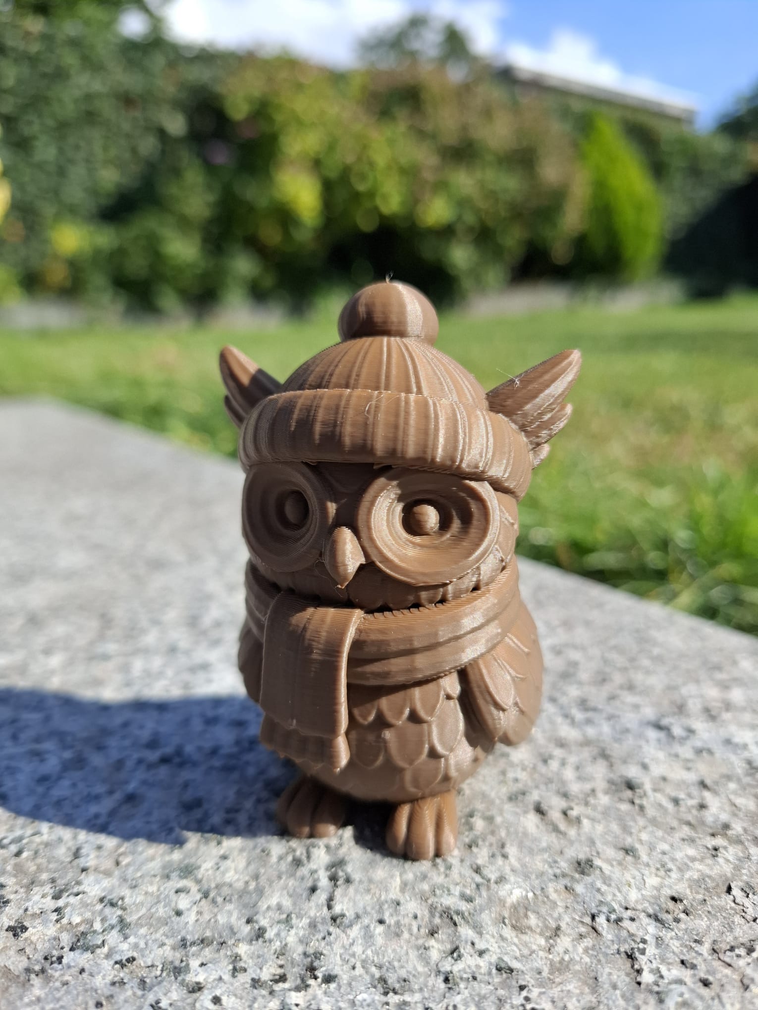 Sweater-Weather Owl — Beanie & Scarf Edition