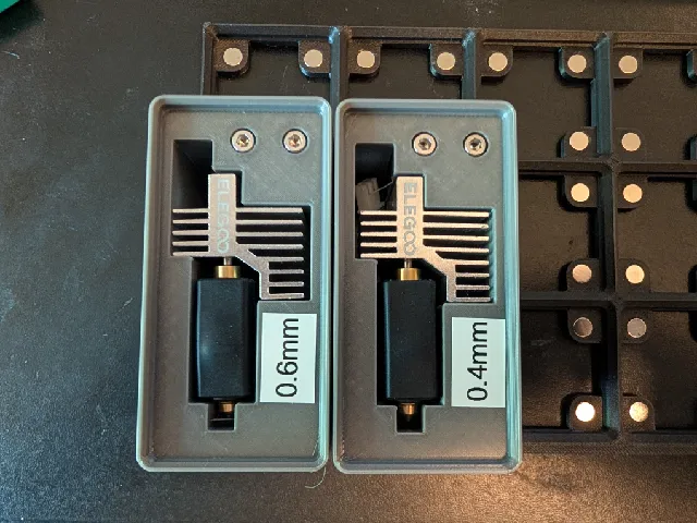 Elegoo Centauri Carbon Hotend Gridfinity Bin - Magnetic