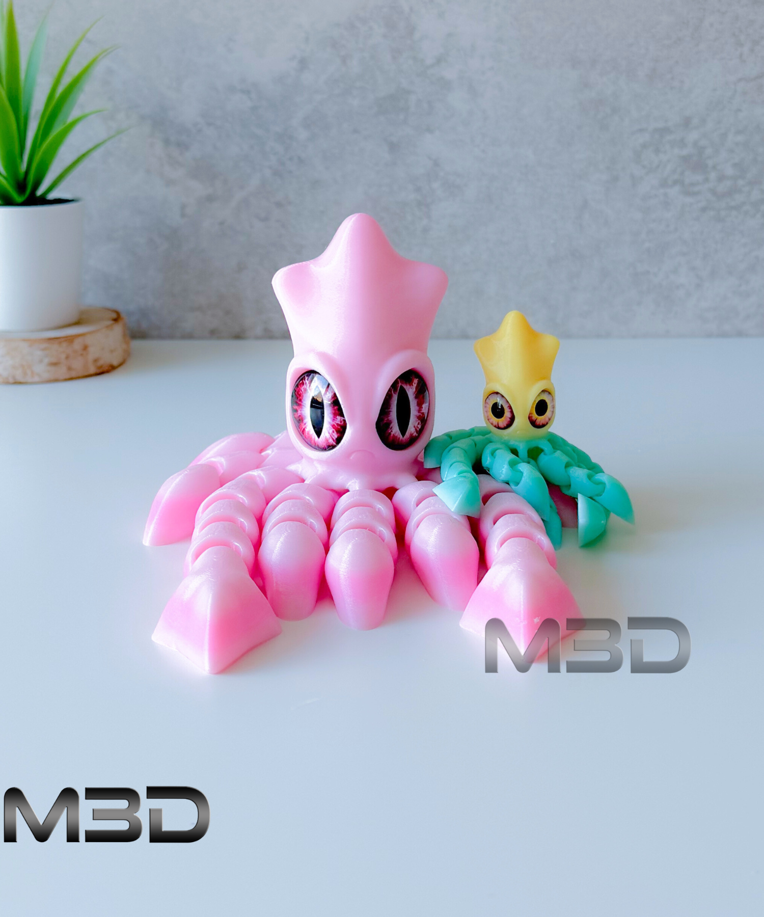 Flexi Grumpy Squid / no supports / 3mf included — miniatura 7