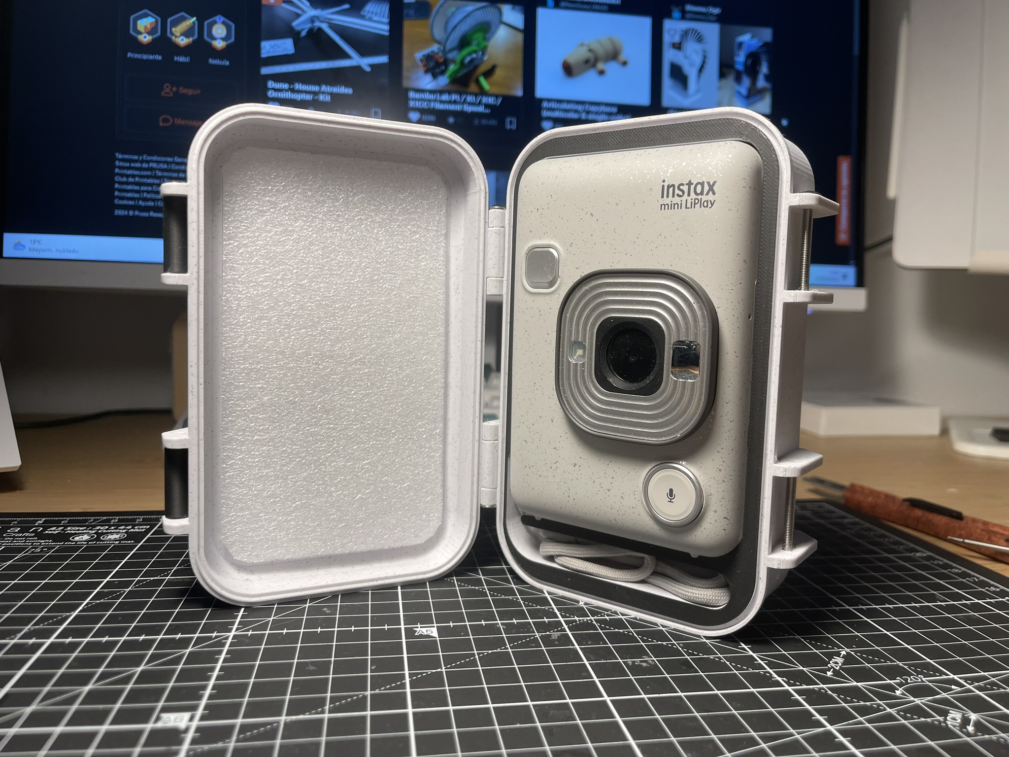 シルバー) instax 好ましく mini liplay