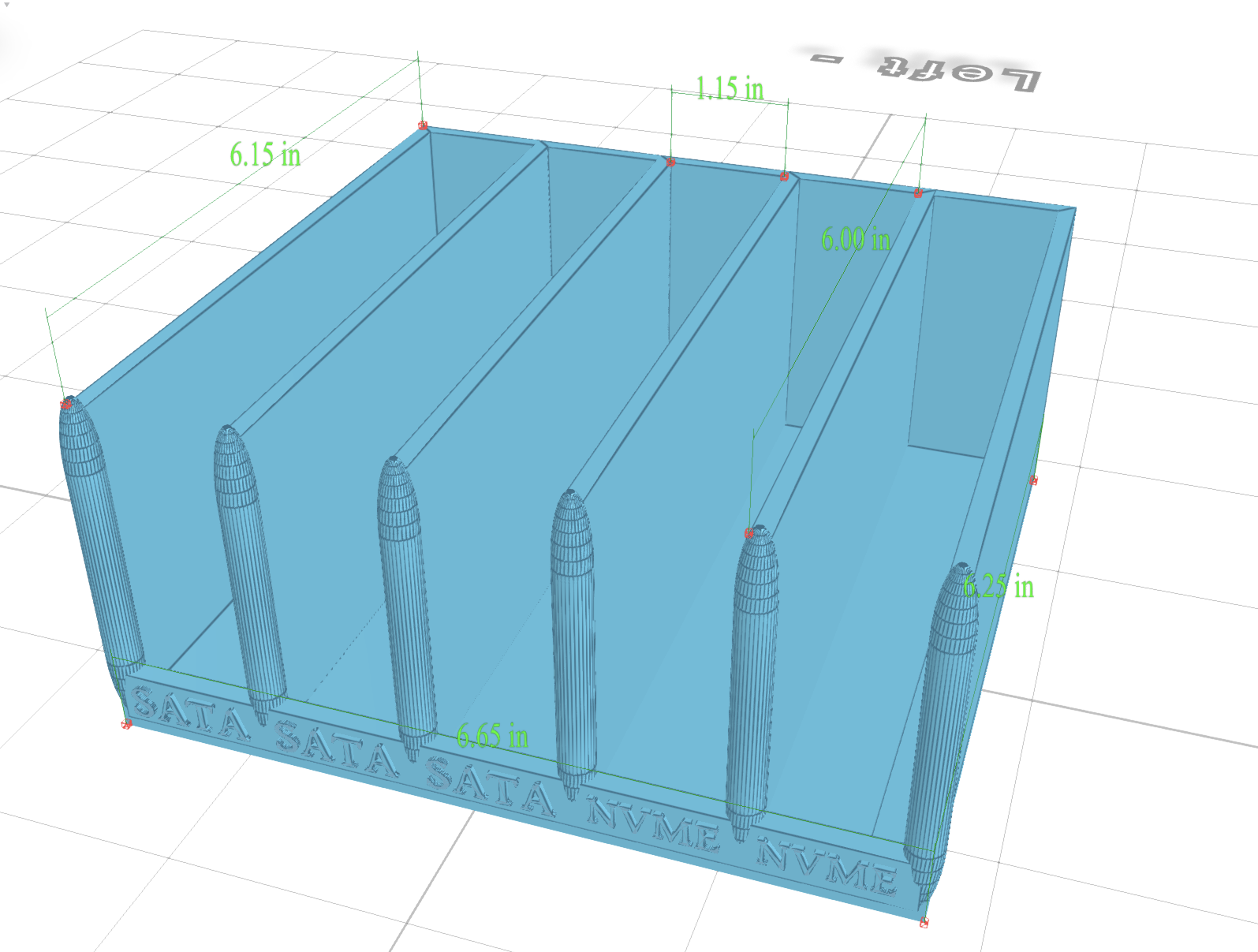 M.2 SSD organizer