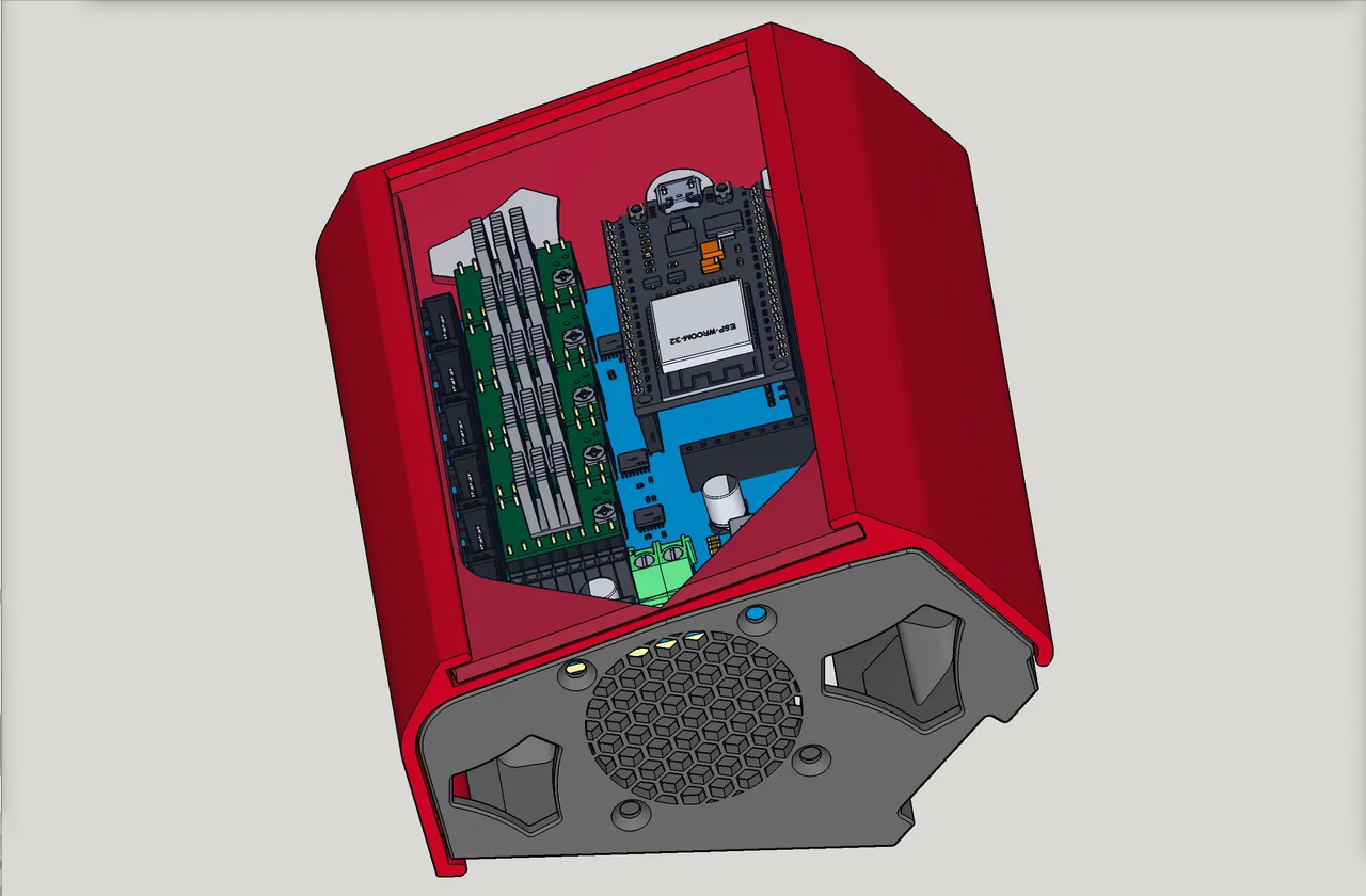 LowRider v3 Jackpot CNC Controller Board case with 25mm