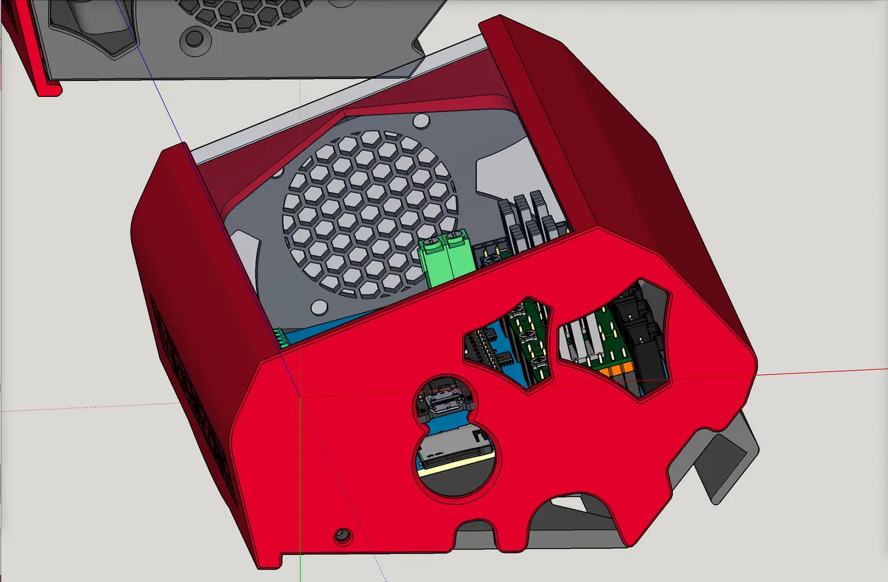 LowRider v3 Jackpot CNC Controller Board case with 25mm