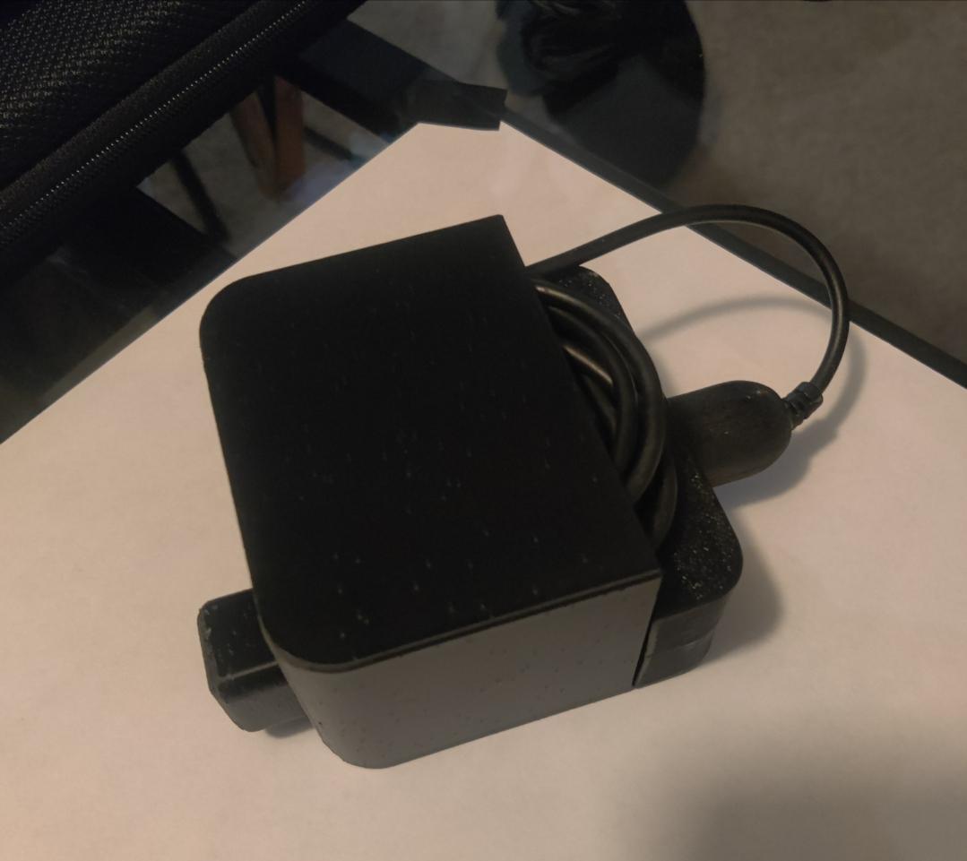 Lenovo Charger travel case and cable support