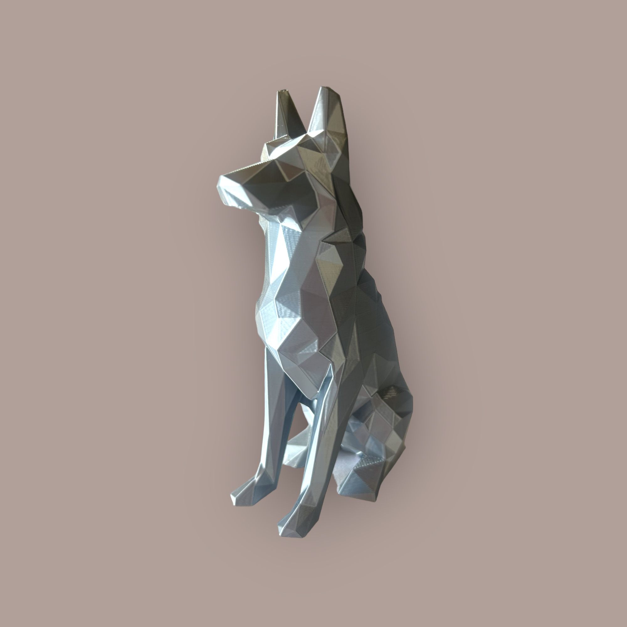 Miniatura 6 do modelo 3D Low Poly - German Shepherd
