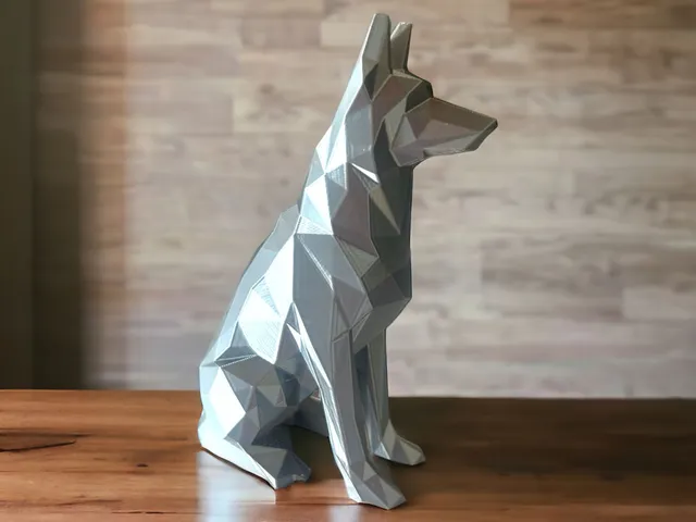 Low Poly - German Shepherd
