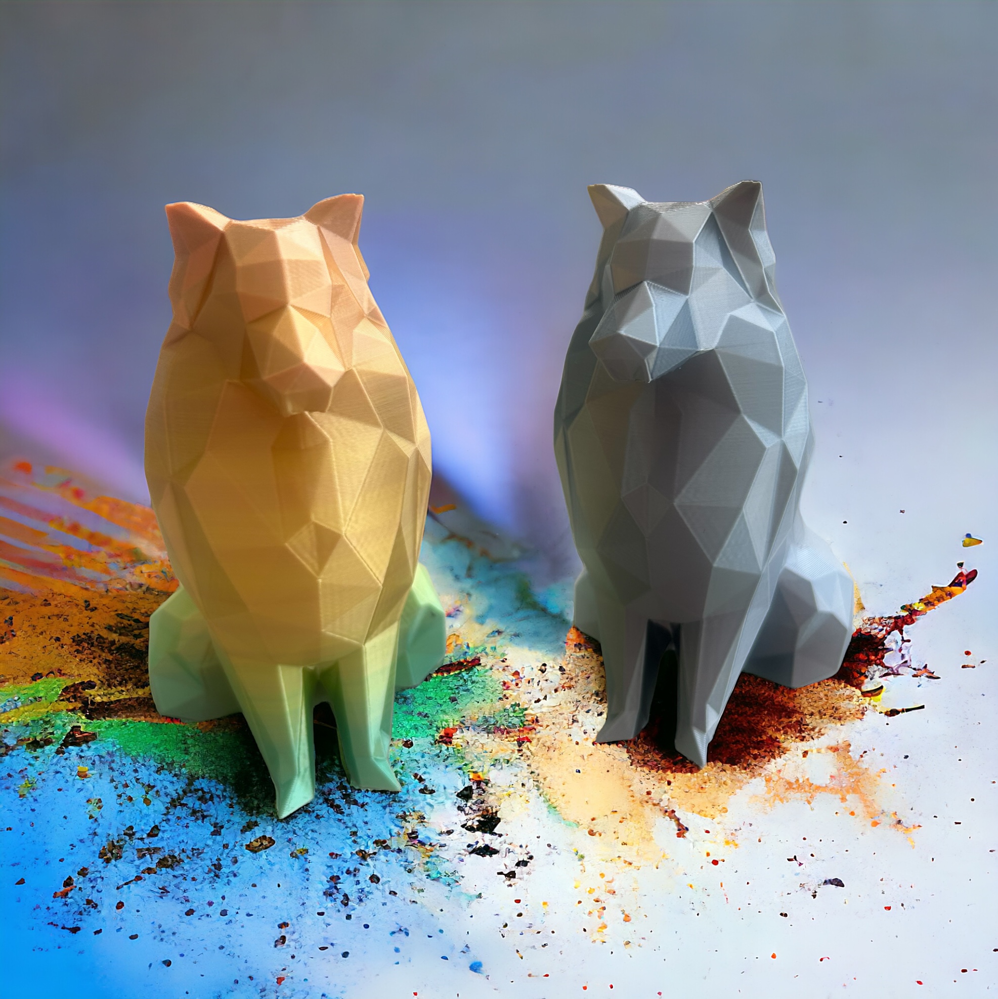 Low Poly - Shetland Sheepdog
