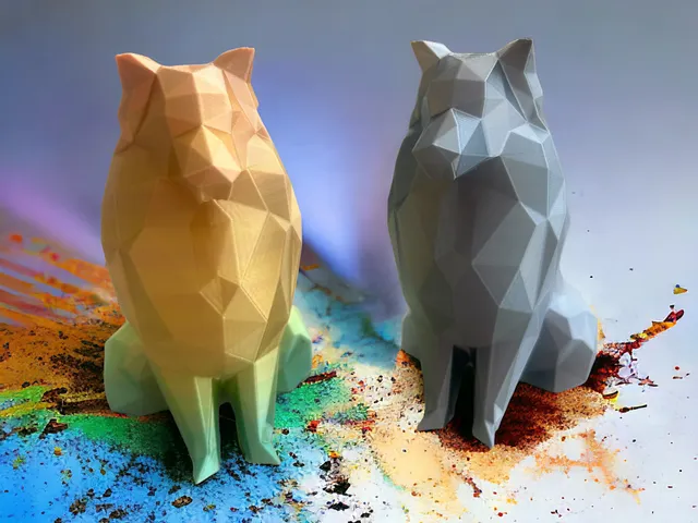 Low Poly - Shetland Sheepdog