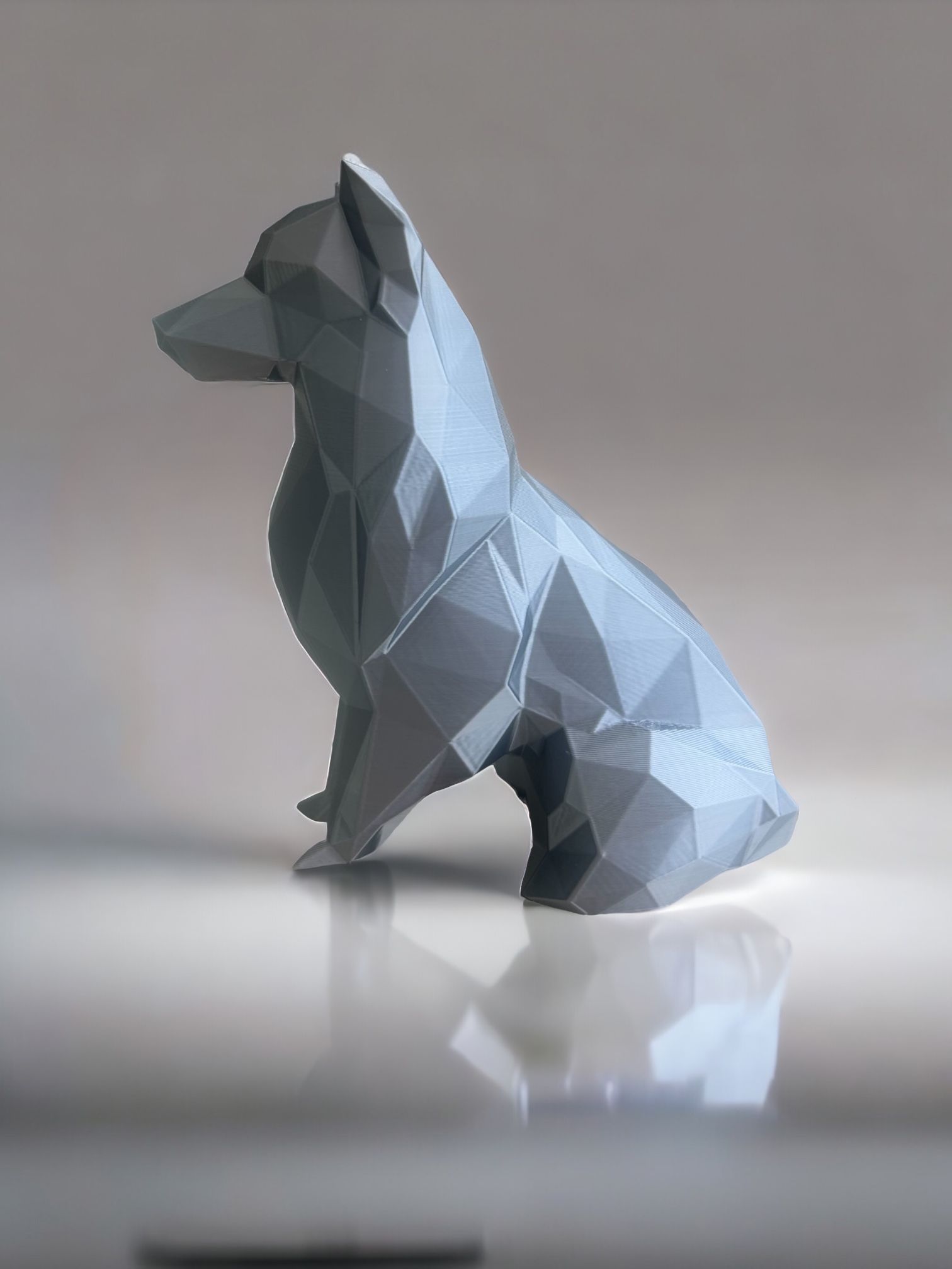 Low Poly - Shetland Sheepdog by Ebmeier | Download free STL model ...