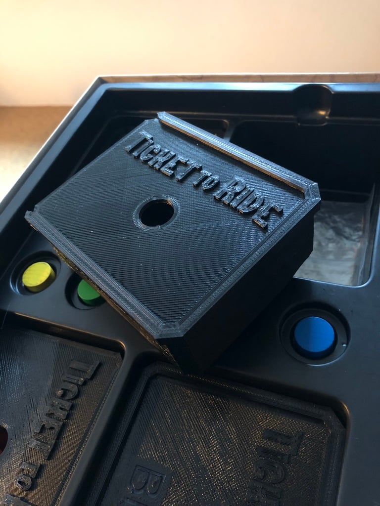 Ticket to Ride USA play pieces boxes