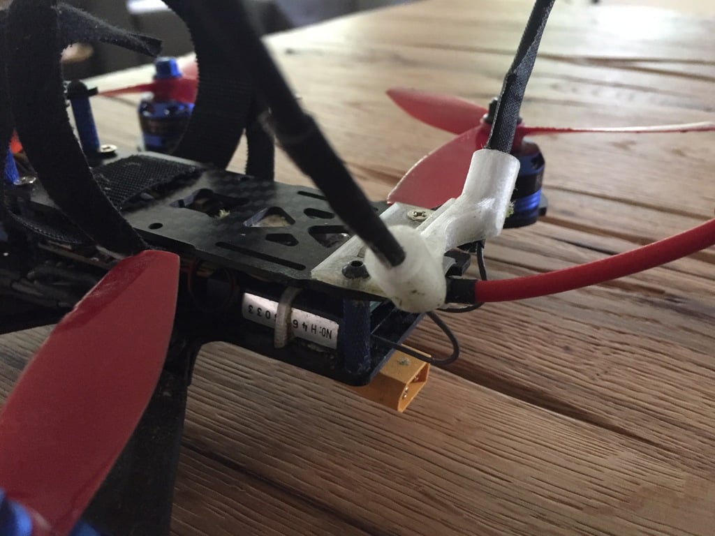 RC FVP antenna mount at 90 degree angle