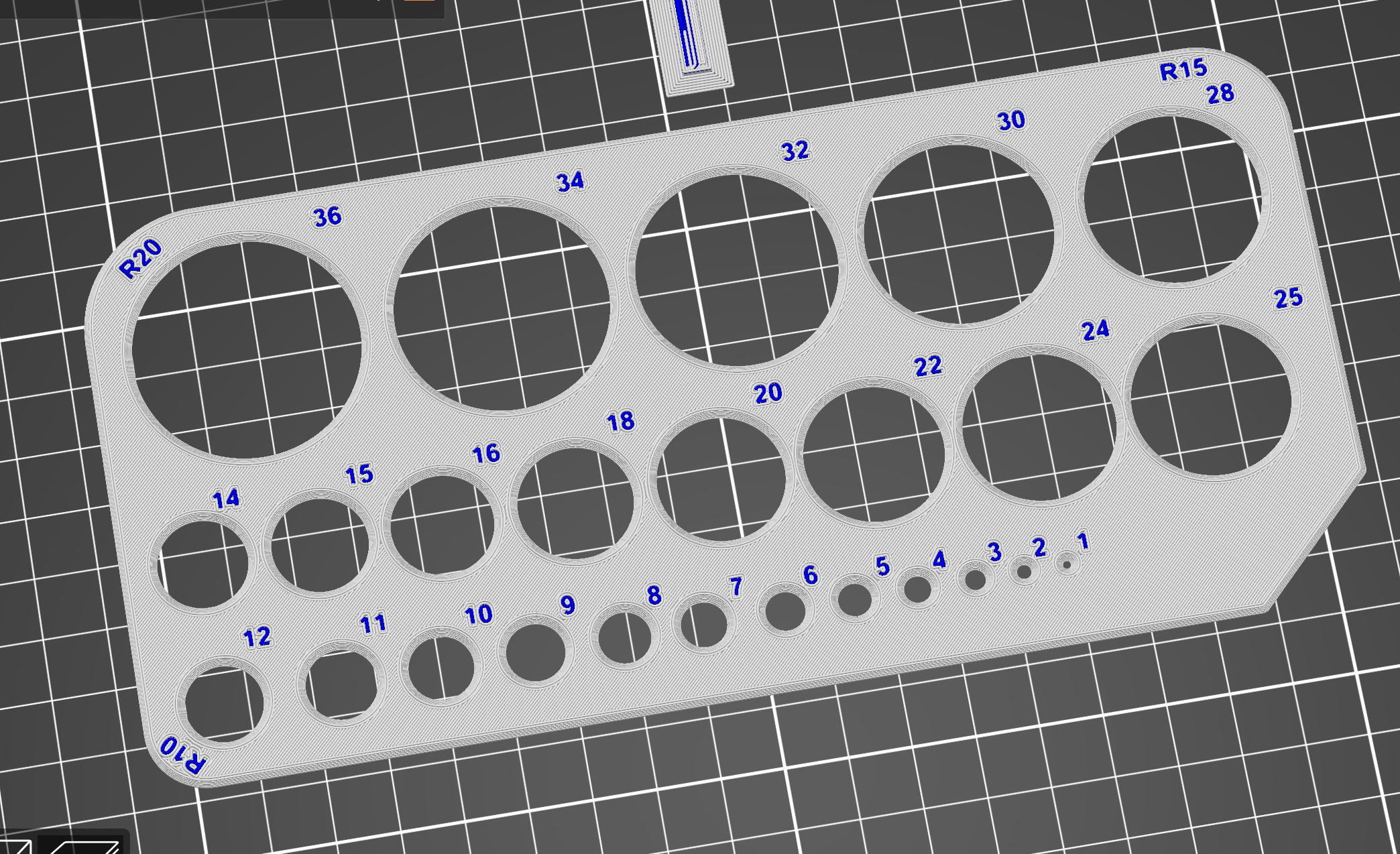 Kreisschablone - Circle Template