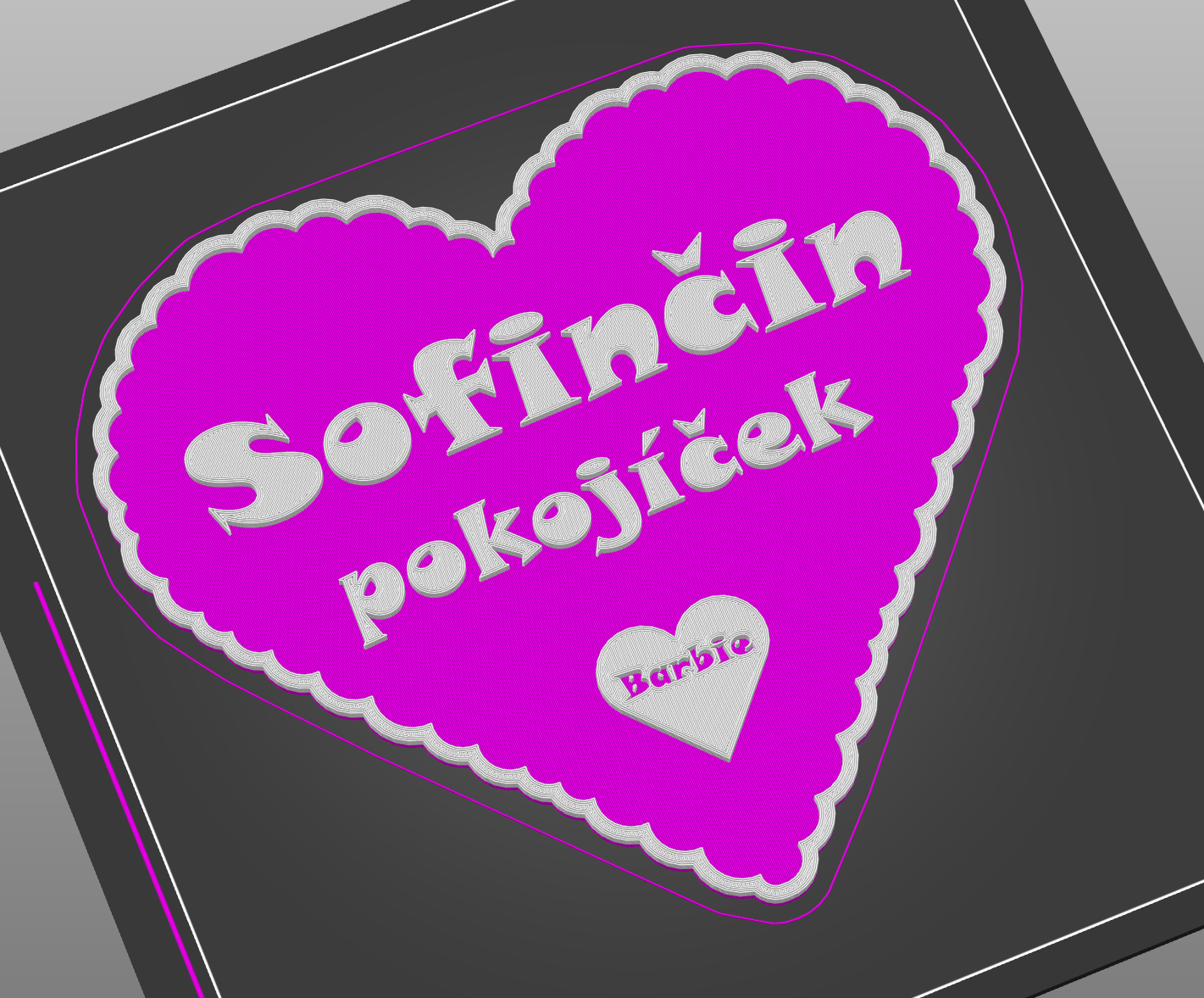 Door label - editable