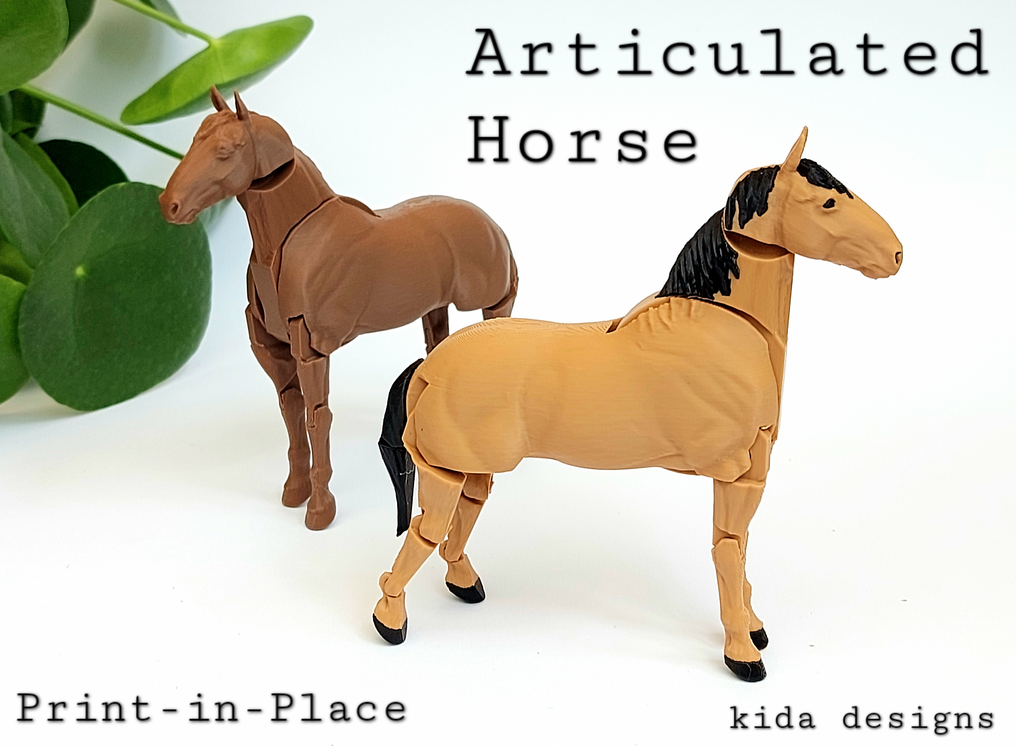 Articulated Horse (Print-in-Place)